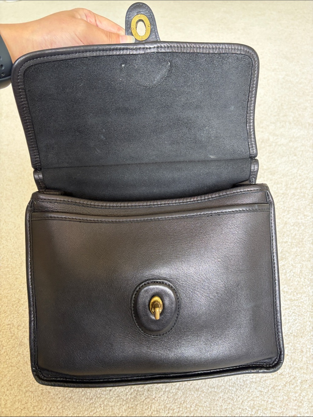 Vintage coach Willis bag black no hang tag - Picture 10 of 10